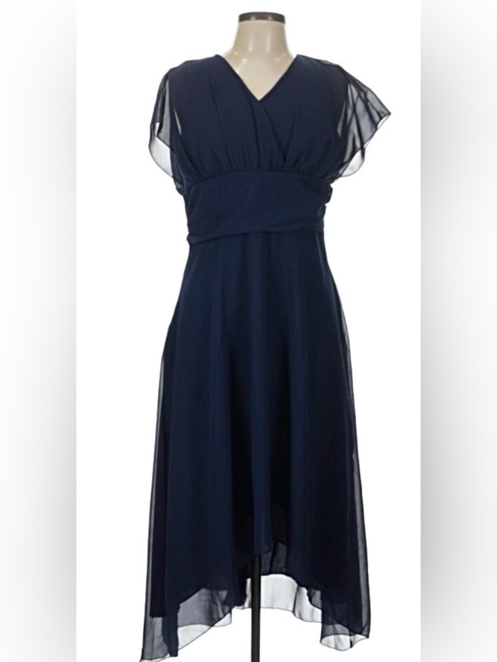 Elegant Navy Dress